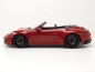 Preview: Minichamps PORSCHE 911 992 Carrera 4 GTS Cabriolet 2020 rot 1:18 Modellauto