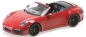 Preview: Minichamps PORSCHE 911 992 Carrera 4 GTS Cabriolet 2020 rot 1:18 Modellauto