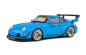 Preview: Solido 421185930 Porsche 911 993 RWB Bodykit Shingen blau + decals 1:18 Modelcar