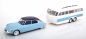 Preview: Norev 181760 Citroën DS 19 1959 + Henon Caravan 1:18 Modellauto