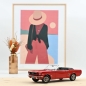 Preview: Norev 182810 Ford Mustang Cabriolet 1966 rot 1:18 Modellauto