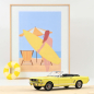 Preview: Norev 182811 Ford Mustang Cabrio 1966 yellow 1:18 Modellauto limited edition 1/200