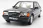 Preview: Norev 183823 MERCEDES-BENZ 190E 1984 W201 schwarz 1:18 limitiert 1/1002 Modellauto