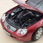 Preview: Norev 183841 Mercedes-Benz SL 500 2003 rot metallic 1:18 limitiert Modellauto