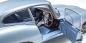Preview: Kyosho 08954SBL Jaguar E-Type RHD 1961 silver-blue-metallic 1:18 Modellauto