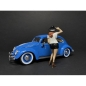 Preview: American Diorama 38321 Partygoers Frau mit Hut Figur 1:24 Figur 1/1000