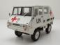 Preview: Schuco 450043800 Steyr Puch Haflinger Modell UN Rotes Kreuz 1:18 limitiert 1/500 Modellauto