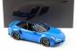 Preview: Porsche 911 Turbo S Cabrio blau 1:18 limited 1/1500 Modellauto GT Spirit