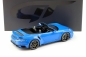 Preview: Porsche 911 Turbo S Cabrio blau 1:18 limited 1/1500 Modellauto GT Spirit