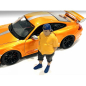 Preview: American Diorama 76278 Car Meet 1 Mann mit Capy 1:18 Figur 1/1000 limitiert