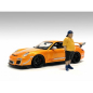 Preview: American Diorama 76278 Car Meet 1 Mann mit Capy 1:18 Figur 1/1000 limitiert