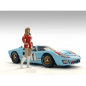 Preview: American Diorama 76300 Race Day Frau rot-weiss 1:18 Figur 1/1000 limitiert