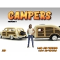 Preview: American Diorama 76336 Camper Figur III 1:18 stehender Mann mit Flasche limitiert 1/1000