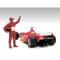 Preview: American Diorama 76356 Rennfahrer Figur B 90er mit Helm 1:18 limitiert 1/1000