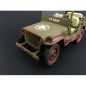 Preview: American Diorama 1944 jeep willys us army grün 1:18 Modellauto militär 77404A mit Wüstenstaub