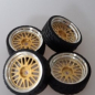 Preview: SD Felgen 19 Zoll BBS LM gold-chrom 35mm 1:18 Modellauto Tuning