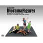 Preview: American Diorama 18703 kid with dog  1:18 figure girl