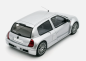 Preview: Otto Models 1034 Renault Clio V6 Phase 1 Silver 2001 1:18 limited 1/2000 Modelcar