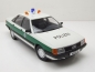 Preview: Triple9 1800354 Audi 100 C3 Typ 44 1989 Polizei 1:18 limitiert 1/1002 Modellauto