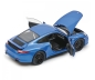 Preview: Schuco Porsche 911 (991/I) Carrera GTS Coupé blau 1:18 Modellauto