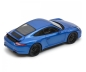 Preview: Schuco Porsche 911 (991/I) Carrera GTS Coupé blau 1:18 Modellauto