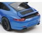 Preview: Schuco Porsche 911 (991/I) Carrera GTS Coupé blau 1:18 Modellauto