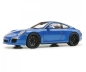 Preview: Schuco Porsche 911 (991/I) Carrera GTS Coupé blau 1:18 Modellauto