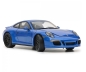 Preview: Schuco Porsche 911 (991/I) Carrera GTS Coupé blau 1:18 Modellauto