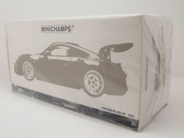 Minichamps PORSCHE 911 992 GT3 RS 2024 gelb WEISSACH 1:18 GT3 RS Modellauto limitiert