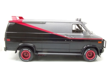 Greenlight 12101 GMC Vandura 1983 A-Team Van grey-black 1:12 Modelcar limited edition