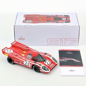 NOREV 127501 Porsche 917 K 24h France 1970 #23 Attwood Hermann 1:12 Modellauto R23