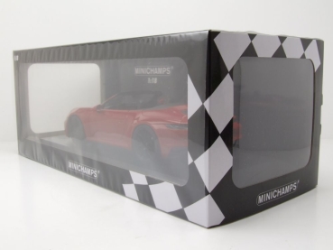 Minichamps PORSCHE 911 992 Carrera 4 GTS Cabriolet 2020 rot 1:18 Modellauto