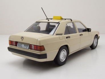 Triple9 1800313 Mercedes 190 W201 1993 Taxi 1:18 Modelcar