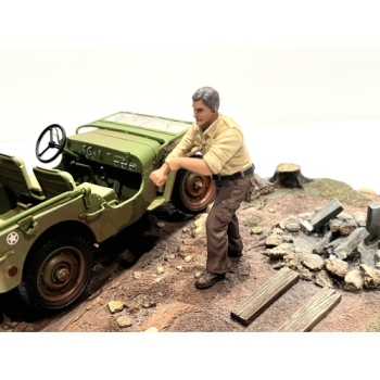 American Diorama 18013 Mechaniker Crew Figur offroad camel trophy Nr.3 1:18 limitiert 1/1000