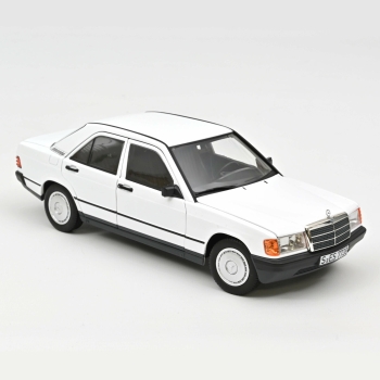 Norev 183820 MERCEDES-BENZ 190E 1984 W201 WEISS 1:18 Modellauto