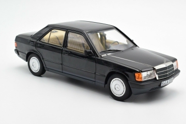 Norev 183823 MERCEDES-BENZ 190E 1984 W201 schwarz 1:18 limitiert 1/1002 Modellauto