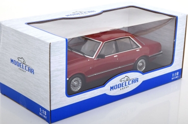 MCG Ford Granada MKII 2.8 Ghia 1982 dunkel rot metallic 1:18 Modellauto 18401