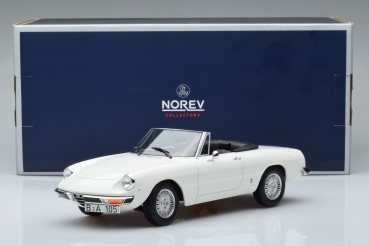 Norev 187882 Alfa Romeo 2000 Spider Cabrio white 1:18 Modellauto Modelcar