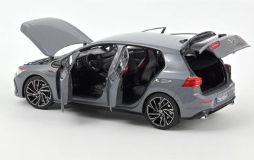 Norev 188590 Volkswagen Golf VIII 8 GTI CD 2020 grau 1:18 Modellauto VW