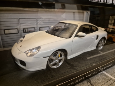 Porsche 911 996 Techart Turbo GT Street XL Version 1:18 white limited 1/500 Modellcar Hotworks Racing HW-80007