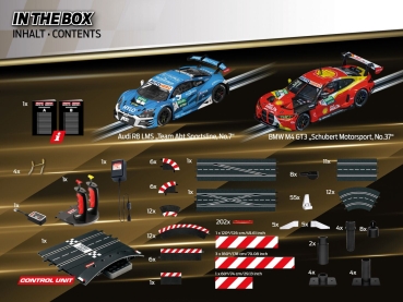 Carrera DIGITAL 124 Full Speed 23633 Rennbahn DIG124 Wireless Komplettset Slotcar Mercedes BMW