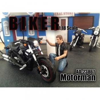 American Diorama 23867 BIKER - Motorman 1:18 limitiert 1/1000