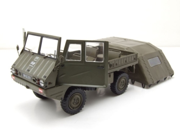 Schuco 45004200 Steyr Puch Haflinger Modell ÖBH Militär 1:18 limitiert 1/500 Modellauto