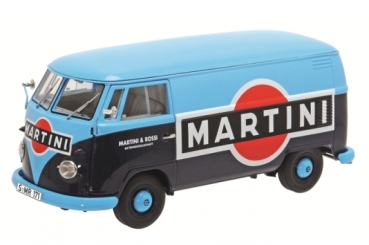 Schuco VW Bus T1b Martini blau-schwarz 1:18 limitiert 1/1000