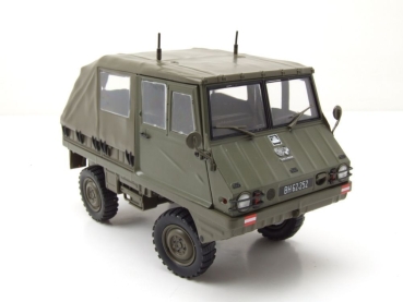 Schuco 45004100 Steyr Puch Haflinger Modell ÖBH Militär FUNK 1:18 limitiert 1/500 Modellauto