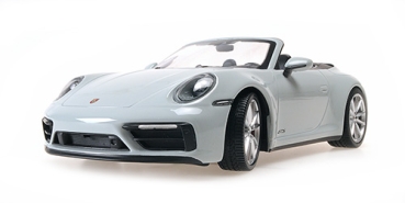 Minichamps PORSCHE 911 992 Carrera 4 GTS Cabriolet 2020 grau 1:18 Modellauto