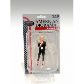 American Diorama 18401 Reporterin Figure #1 - 1:18 1/1000