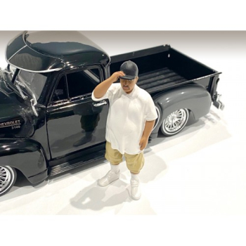 American Diorama 76274 Lowriderz II 1:18 Figur Mann mit Capy 1/1000 limitiert