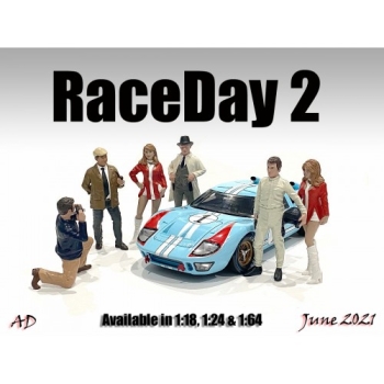 American Diorama 76298 Race Day Fotograf 1:18 Figur 1/1000 limitiert