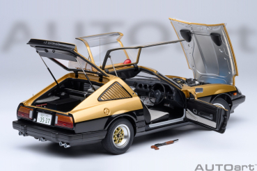 AUTOart Nissan Fairlady 280Z S130 SEIBU-KEISAZU Super Z gold / schwarz 1:18 Modellauto